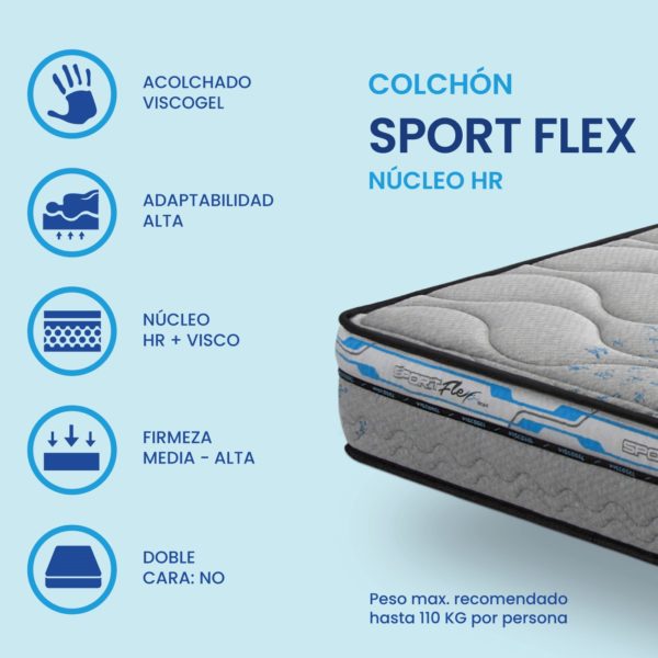 Características Colchón Sport Flex
