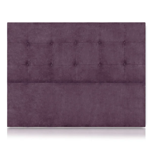 Cabecero tapizado en Nido Antimanchas Atenea violeta
