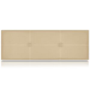 Cabecero tapizado polipiel Poseidon beige