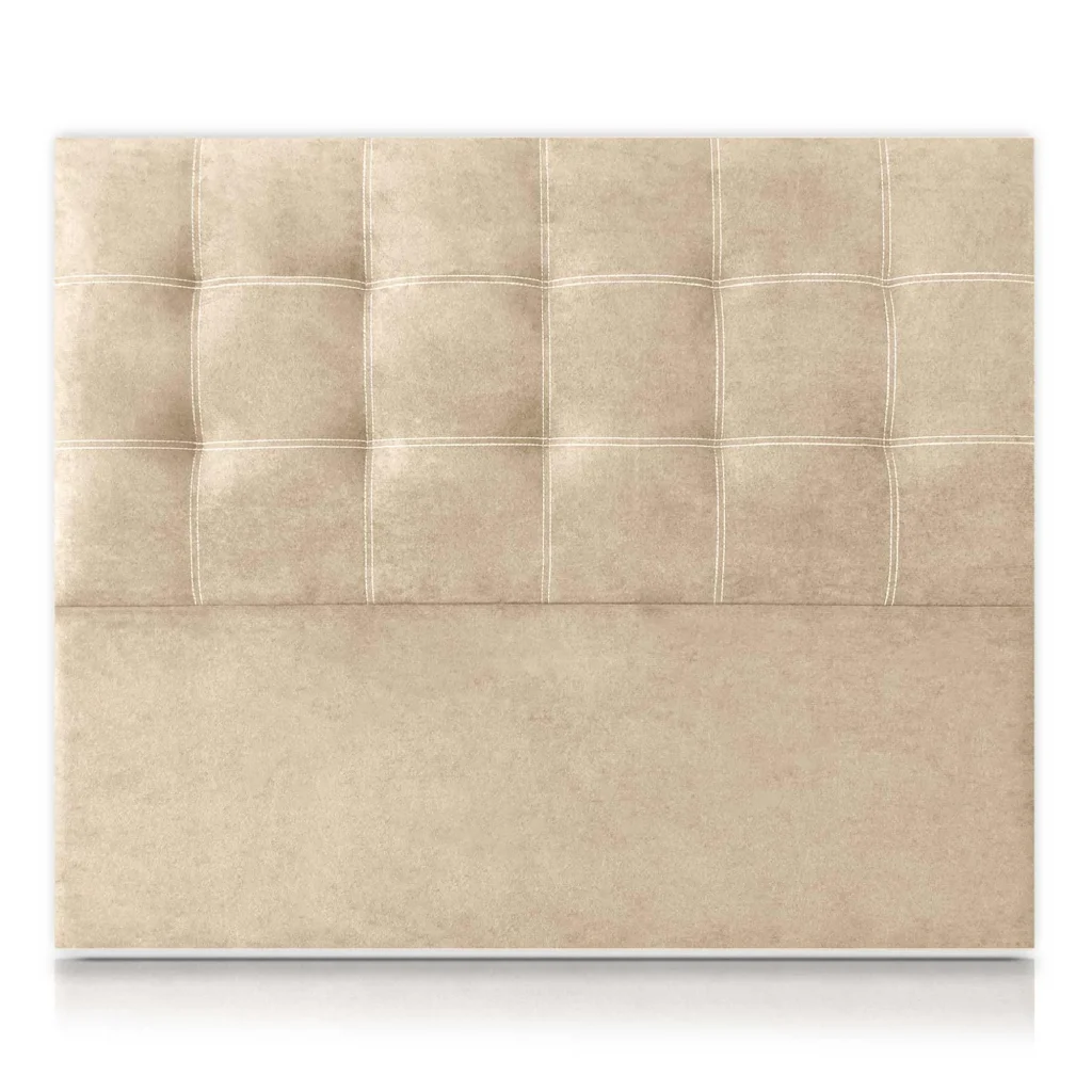 Cabecero tapizado nido antimanchas Tritón beige